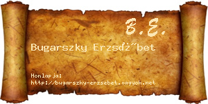Bugarszky Erzsébet névjegykártya